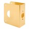 Prime-Line Brass Lock and Door Reinforcement Plate for 1-3/4 In. Thick Doors, Brass Finish (Single Pack) U 9565 - alternate 1